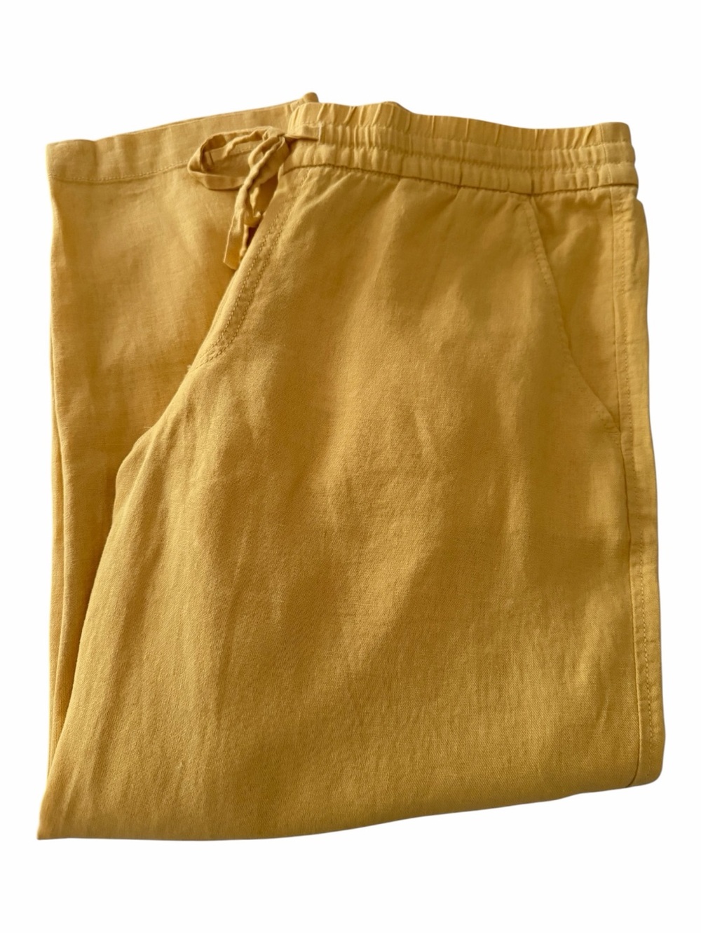 GAP Relaxed Easy Pant in Mustard Yellow - Picture 3 of 6